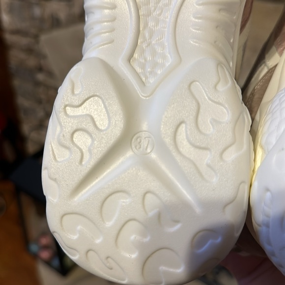 NEW Women’s Chunky Platform White Lace Up Running Shoes Sneakers - Picture 9 of 9